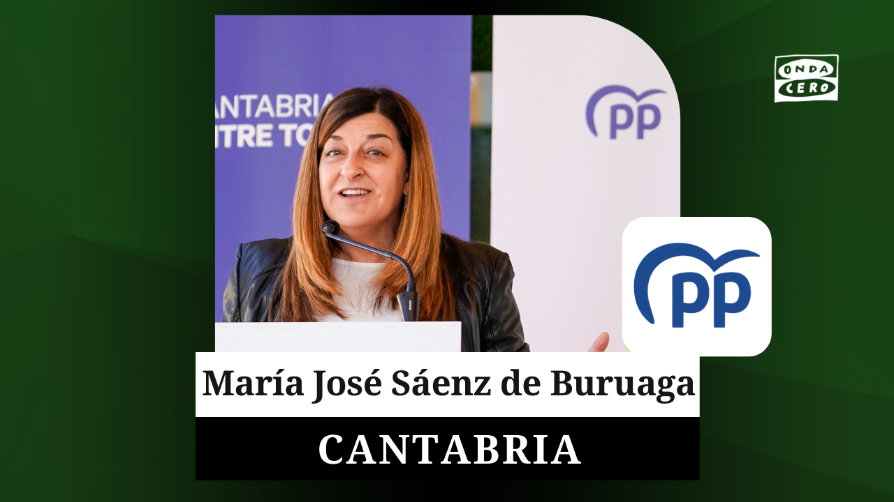 María José Sáenz de Buruaga, la candidata que quiere ser la primera presidenta de Cantabria María José Sáenz de Buruaga, la candidata que quiere ser la primera presidenta de Cantabria