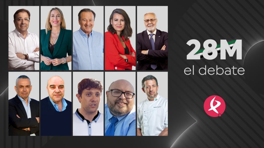 Debate a 10 bandas este miércoles en la televisión pública extremeña Debate a 10 bandas este miércoles en la televisión pública extremeña