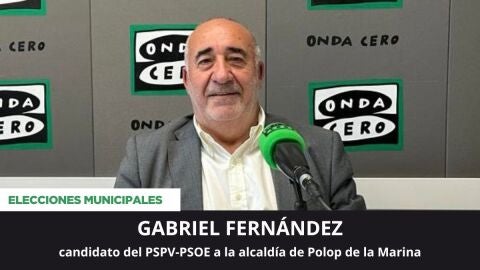 Gabriel Fern&aacute;ndez, alcalde de Polop. Entrevista de candidato