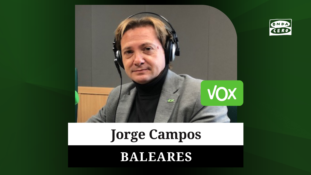 Jorge Campos, del Círculo Balear a líder de Vox y aspirante a la presidencia del Govern balear Jorge Campos, del Círculo Balear a líder de Vox y aspirante a la presidencia del Govern balear