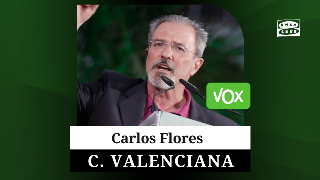 Quién es Carlos Flores, candidato de Vox a la presidencia de la Generalitat Valenciana Quién es Carlos Flores, candidato de Vox a la presidencia de la Generalitat Valenciana