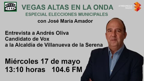 Andr&eacute;s Oliva, Vox Villanueva de la Serena