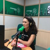 Carmen Mateos durante la entrevista en Más de Uno Almería
