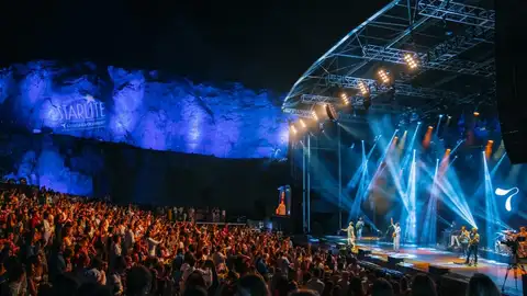 Escenario del Festival Starlite en la cantera de Nagüeles Escenario del Festival Starlite en la cantera de Nagüeles