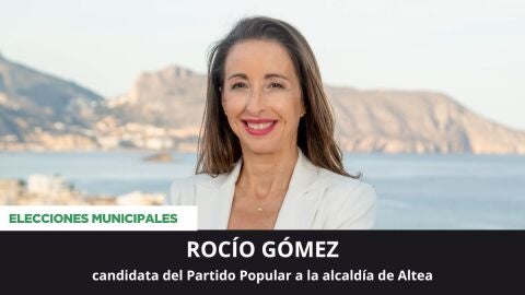 Roc&iacute;o G&oacute;mez, candidata a la alcald&iacute;a de Altea.