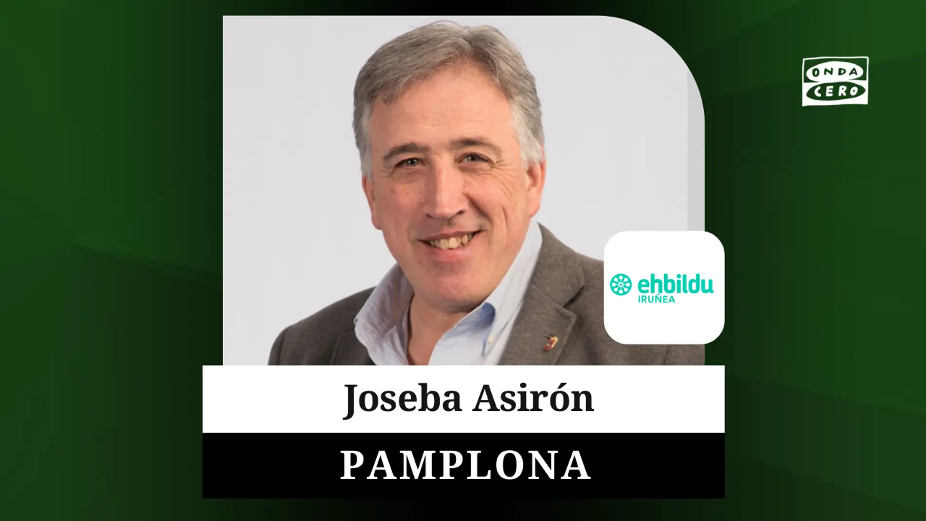 Joseba Asirón, candidato de EH Bildu a la alcaldía de Pamplona