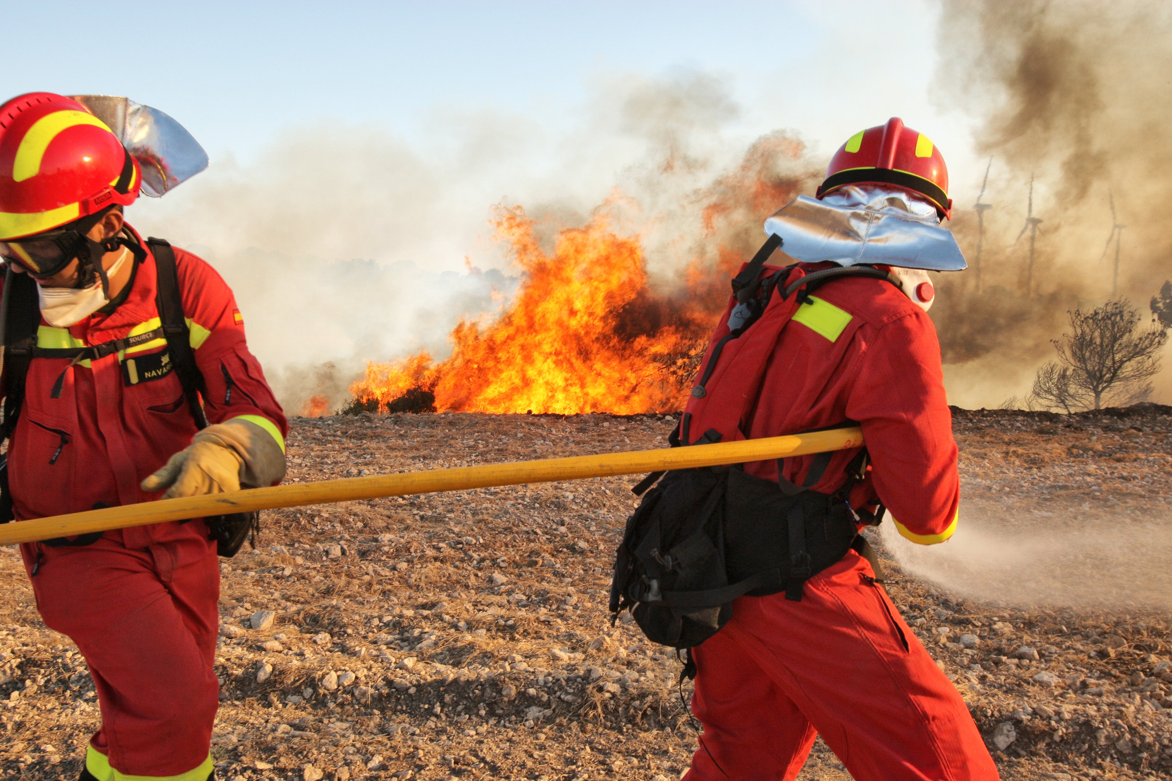 La UME se prepara en Gijón en la lucha contra los incendios La UME se prepara en Gijón en la lucha contra los incendios