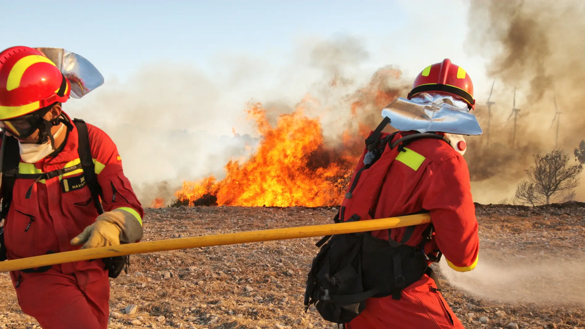La UME se prepara rn Gijón en la lucha contra los incendios