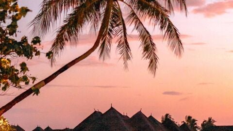 Puesta de sol en Seychelles