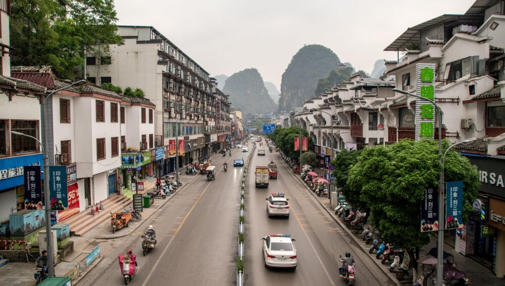 Panorámica de la ciudad de Guilin (China)