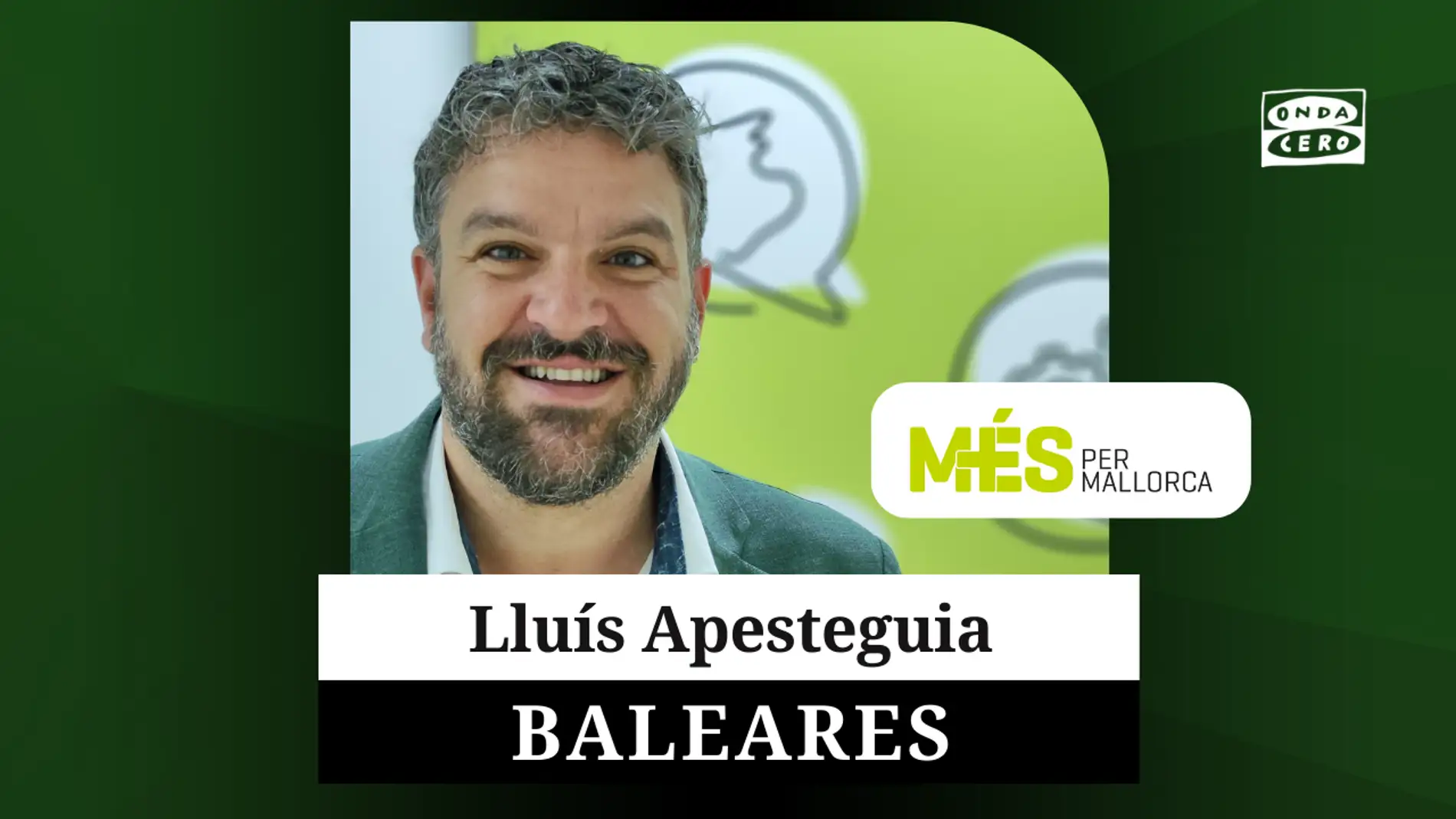 ¿Quién es Lluís Apesteguia, el candidato de Més per Mallorca a la presidencia del Govern?