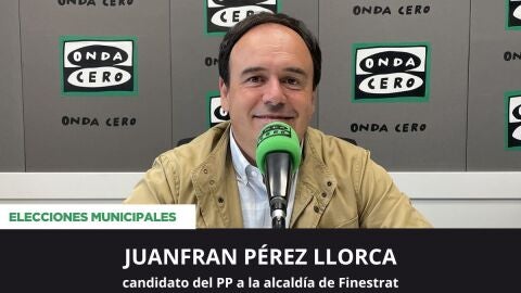 Juanfran P&eacute;rez, candidato a la alcald&iacute;a de Finestrat.