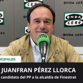 Juanfran Pérez, candidato a la alcaldía de Finestrat.