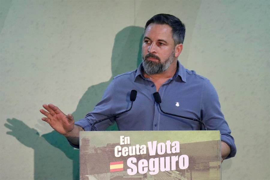 Abascal señala su objetivo de "frenar la marroquinización" de Ceuta si Vox es la fuerza más votada Abascal señala su objetivo de "frenar la marroquinización" de Ceuta si Vox es la fuerza más votada