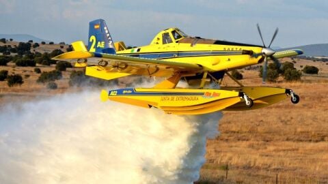 Hidroavión incendios forestales Extremadura