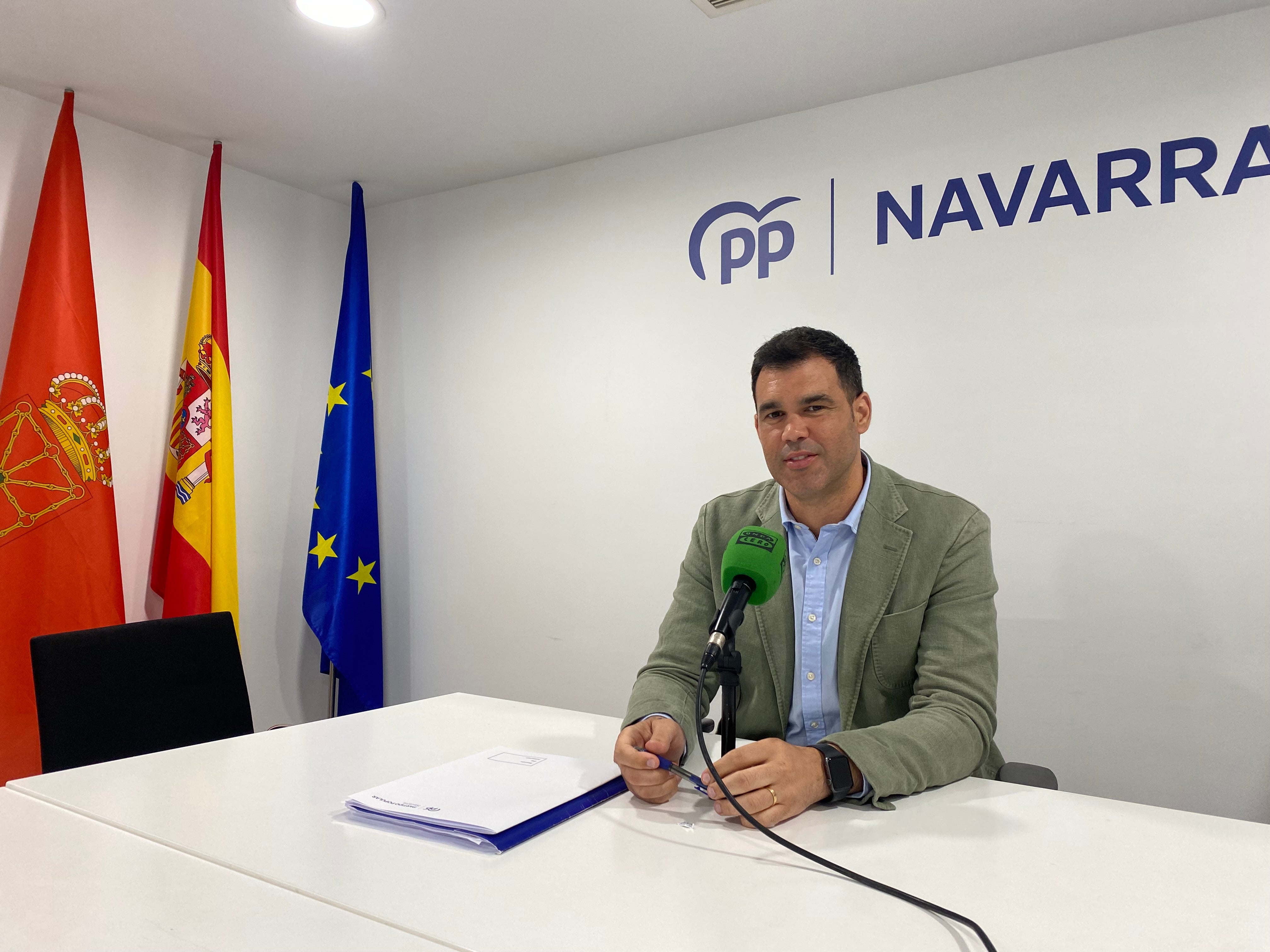 Javier García: "El Partido Popular sale a ganar a Sánchez y a Chivite" Javier García: "El Partido Popular sale a ganar a Sánchez y a Chivite"