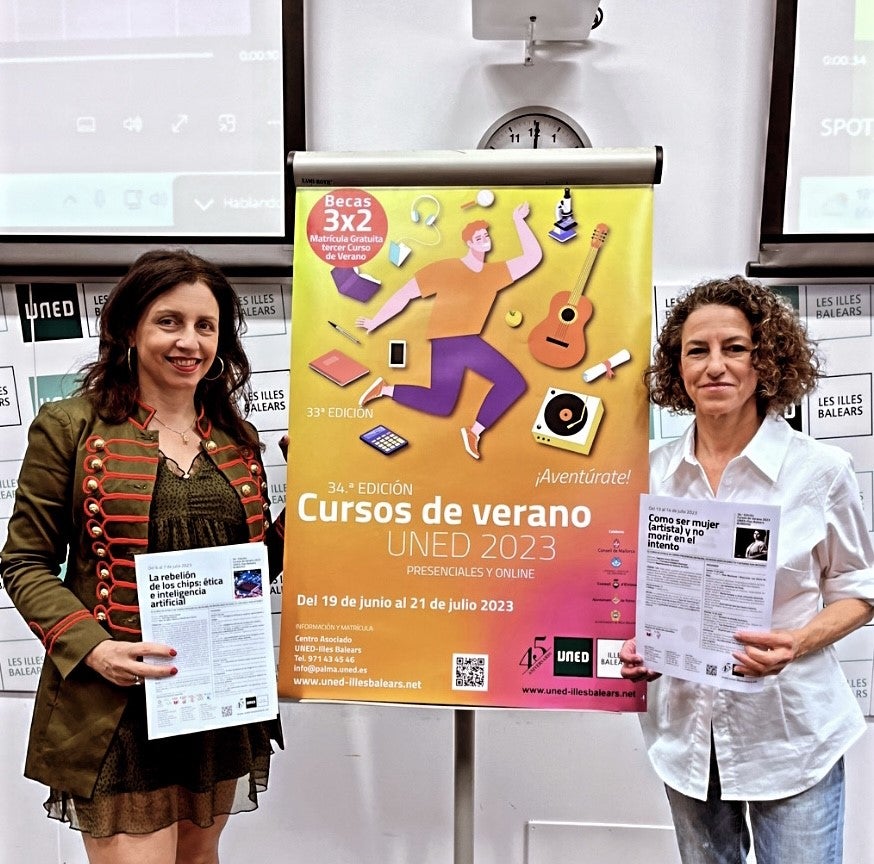 Inteligencia artificial, ley del "solo sí es sí", 40 aniversario del Estatut, cultura talayótica: la UNED-Illes Balears presenta sus Cursos de Verano Inteligencia artificial, ley del "solo sí es sí", 40 aniversario del Estatut, cultura talayótica: la UNED-Illes Balears presenta sus Cursos de Verano