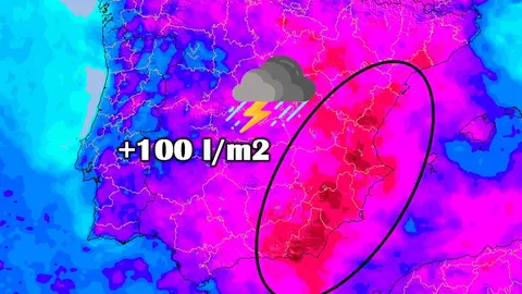 Proyecto Mastral nos avisa de que mayo se marchará con bastantes lluvias lluvias