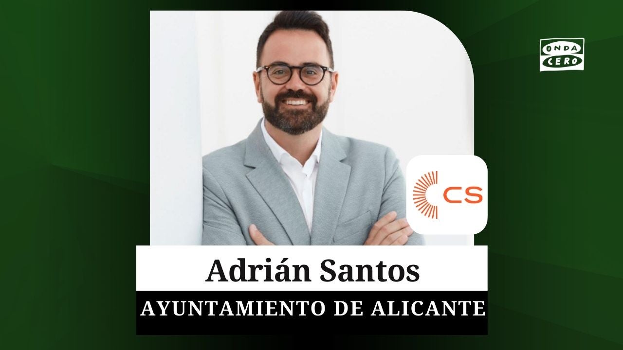 Adrián Santos, candidato de Ciudadanos, el arquitecto que "proyecta" un Alicante como capital del Mediterráneo Adrián Santos, candidato de Ciudadanos, el arquitecto que "proyecta" un Alicante como capital del Mediterráneo