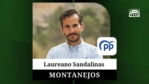 Laureano Sandalinas, candidato por el PP para la alcaldía de Montanejos. Laureano Sandalinas, candidato por el PP para la alcaldía de Montanejos.