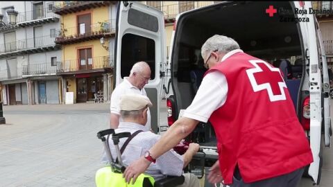 Servicio de traslado de Cruz Roja