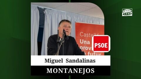 Miguel Sandalinas, candidato por el PSPV-PSOE a la alcald&iacute;a de Montanejos.