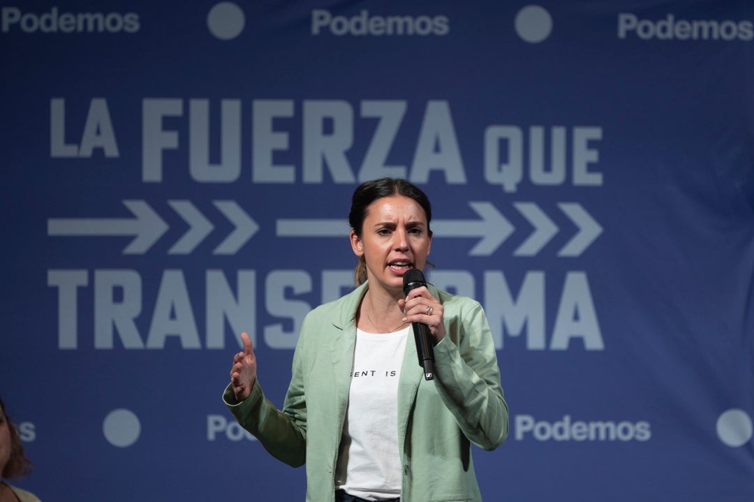Irene Montero cree que los pactos entre el PP y Vox "ponen en peligro" a las mujeres Irene Montero cree que los pactos entre el PP y Vox "ponen en peligro" a las mujeres