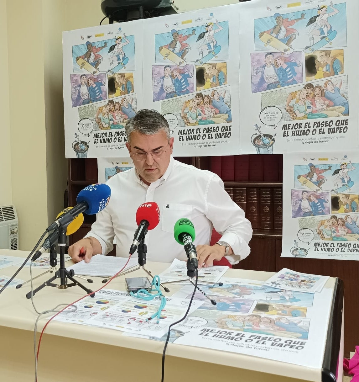 Comienza la Semana Sin Humo en Huesca "Mejor el paseo que el humo o el vapeo" Comienza la Semana Sin Humo en Huesca "Mejor el paseo que el humo o el vapeo"