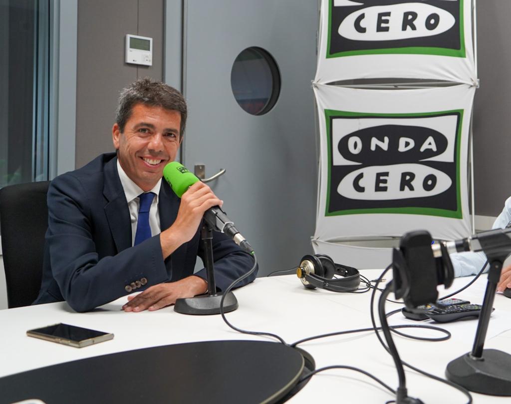 Entrevista a Carlos Mazón, candidato del PPCV a la Presidencia de la Generalitat, en Comunitat Valenciana en la Onda Entrevista a Carlos Mazón, candidato del PPCV a la Presidencia de la Generalitat, en Comunitat Valenciana en la Onda