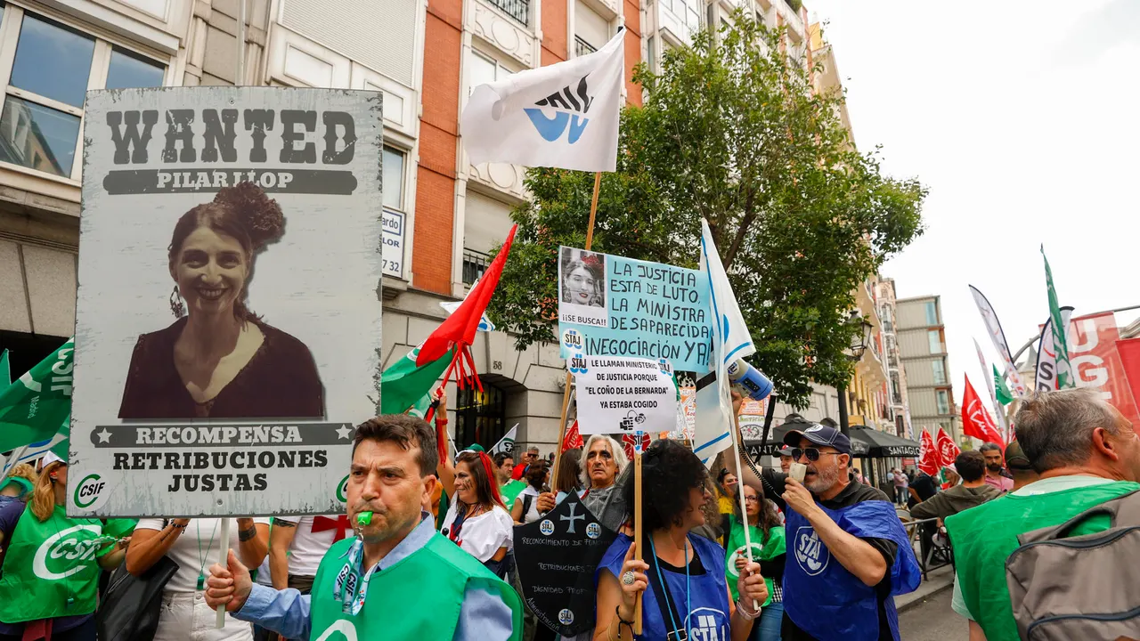 Los funcionarios de Justicia, dispuestos a mantener el pulso más allá del domingo electoral