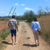 Visita a la plantación de chopos junto a Julio Escuder en Teruel cerca del río Alfambra