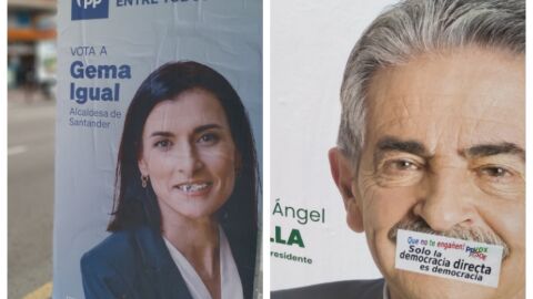 Carteles electorales y vandalismo