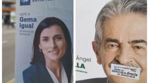 Carteles electorales y vandalismo Carteles electorales y vandalismo