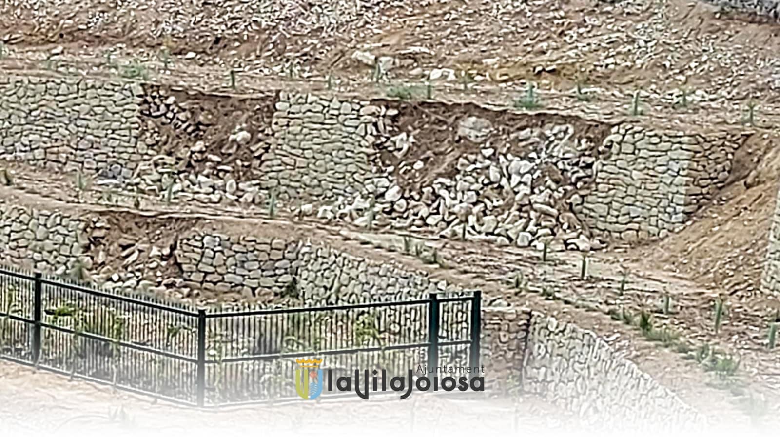 Los desperfectos de la Malladeta de La Vila Joiosa se debió a las lluvias Los desperfectos de la Malladeta de La Vila Joiosa se debió a las lluvias