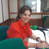 Pilar Zamora en los estudios de Onda Cero Ciudad Real Pilar Zamora en los estudios de Onda Cero Ciudad Real