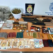 Material incautado por los agentes en la Operación Delta Material incautado por los agentes en la Operación Delta