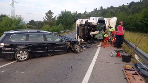 Accidente Vilamart&iacute;n de Valdeorras