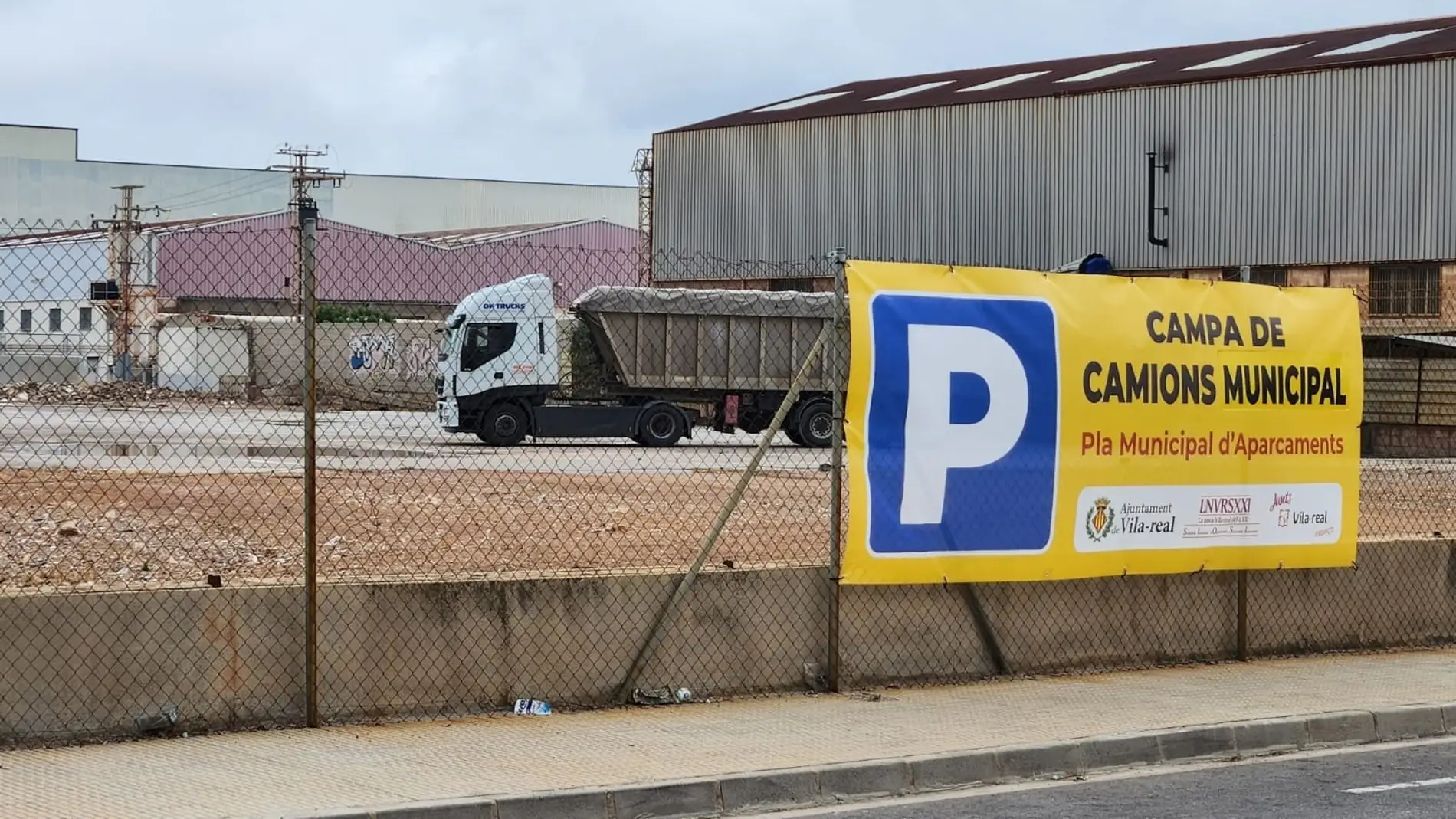 Vila-real habilita una campa provisional para dar respuesta a la falta de aparcamiento para camiones