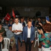 Román, durante su presentación como candidato