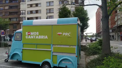 Food Truck del PRC, campaña electoral 2023, Santander Food Truck del PRC, campaña electoral 2023, Santander