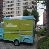 Food Truck del PRC, campaña electoral 2023, Santander
