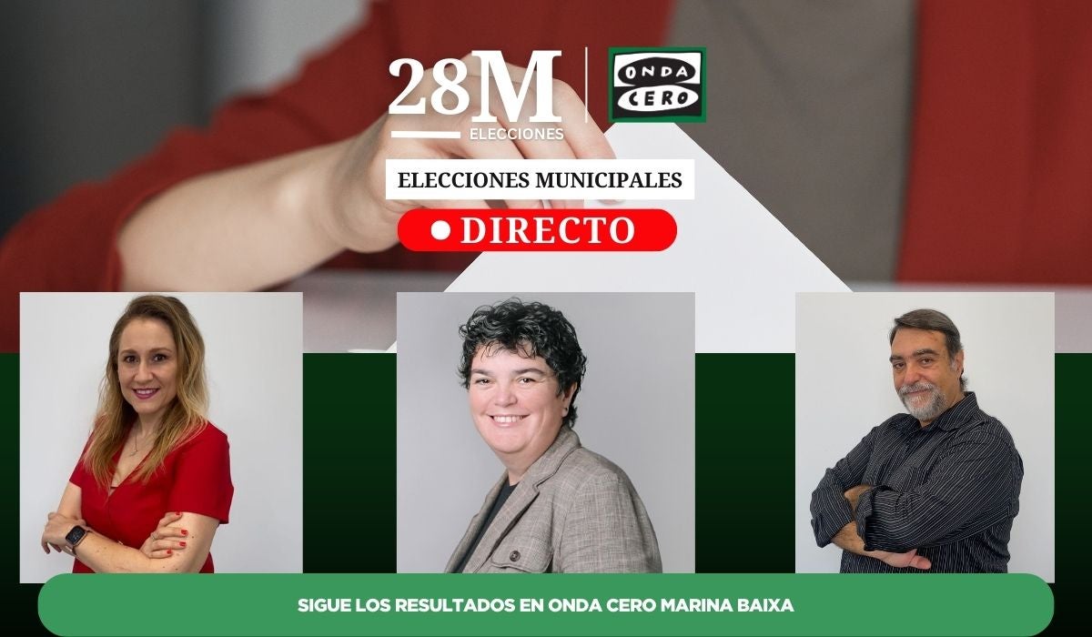 Sigue la noche electoral en la Marina Baixa en Onda Cero Sigue la noche electoral en la Marina Baixa en Onda Cero
