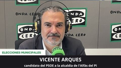 Vicent Arques, candidato a la alcald&iacute;a de l'Alf&agrave;s de Pi por el PSOE.