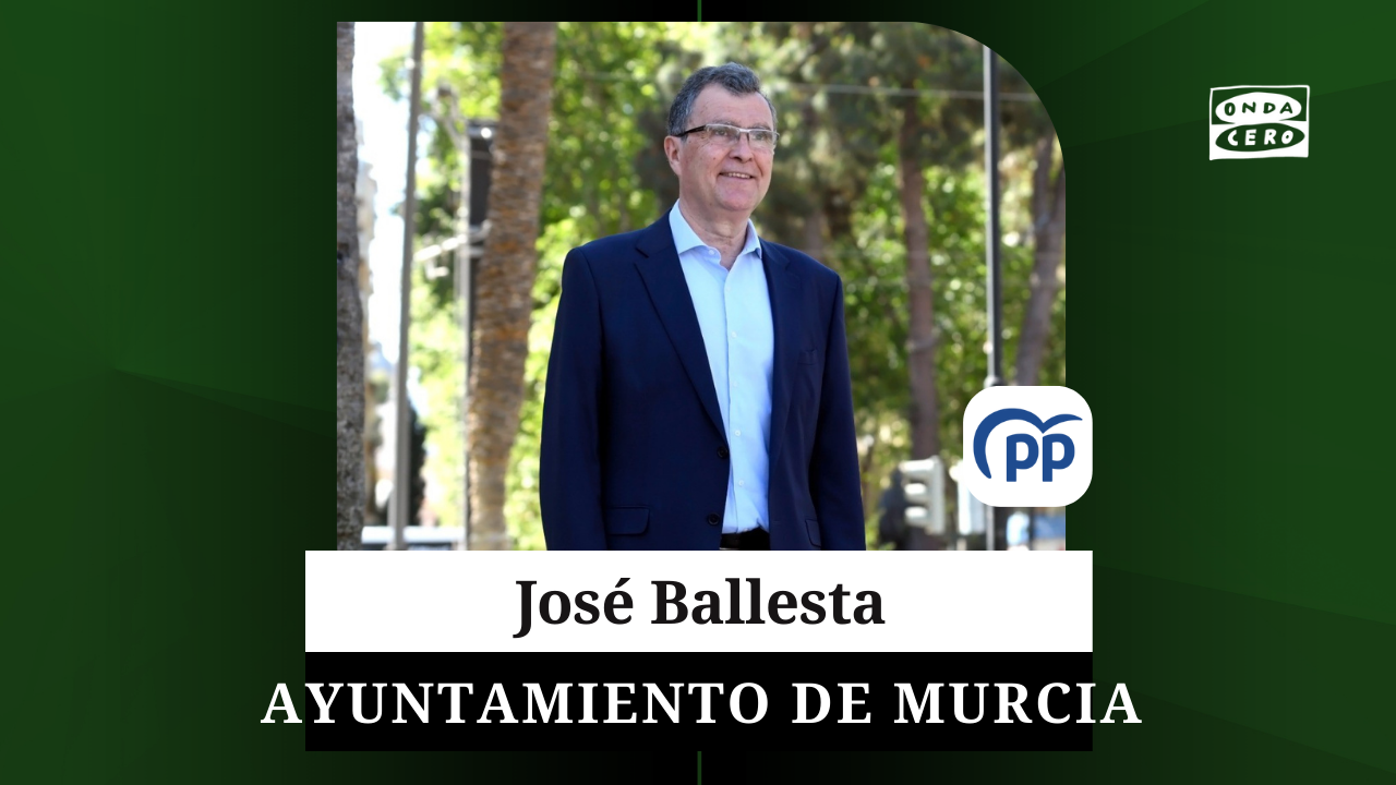 José Ballesta, candidato del PP a la alcaldía de Murcia José Ballesta, candidato del PP a la alcaldía de Murcia