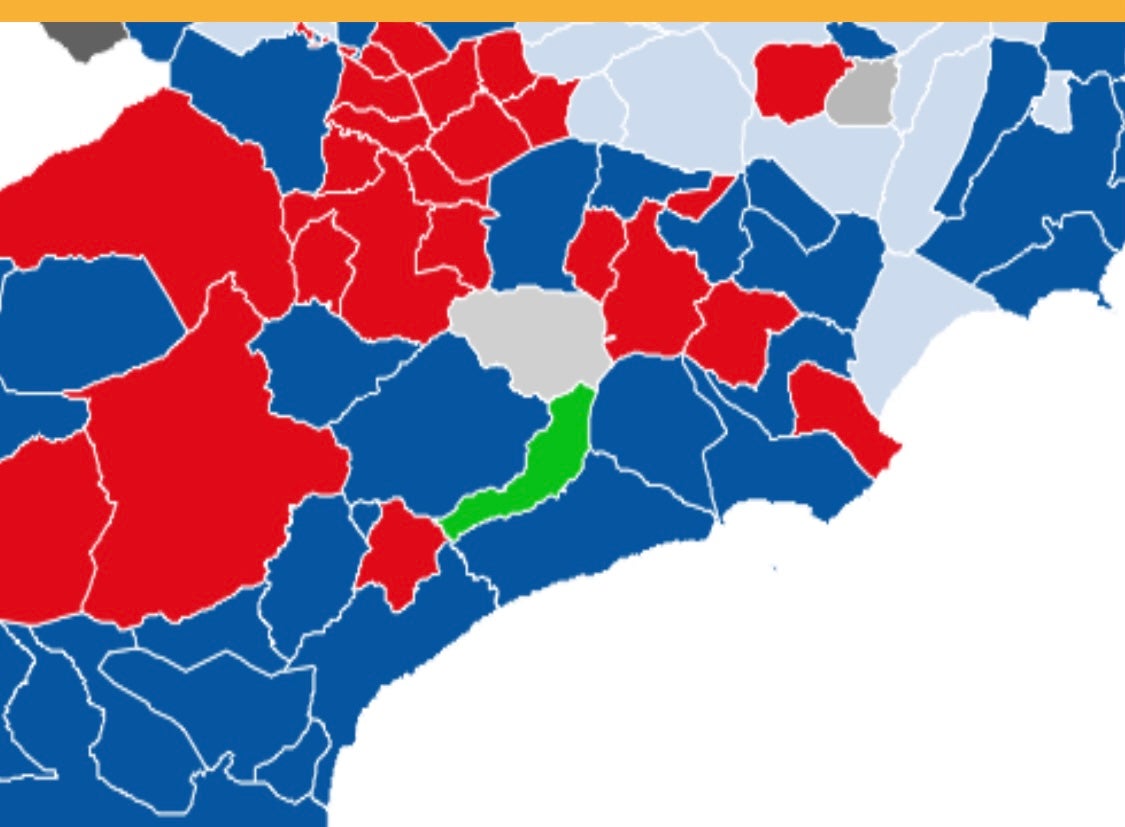 Vuelco en La Vila Joiosa y Orxeta donde gana el PP, que arrolla en Benidorm Vuelco en La Vila Joiosa y Orxeta donde gana el PP, que arrolla en Benidorm