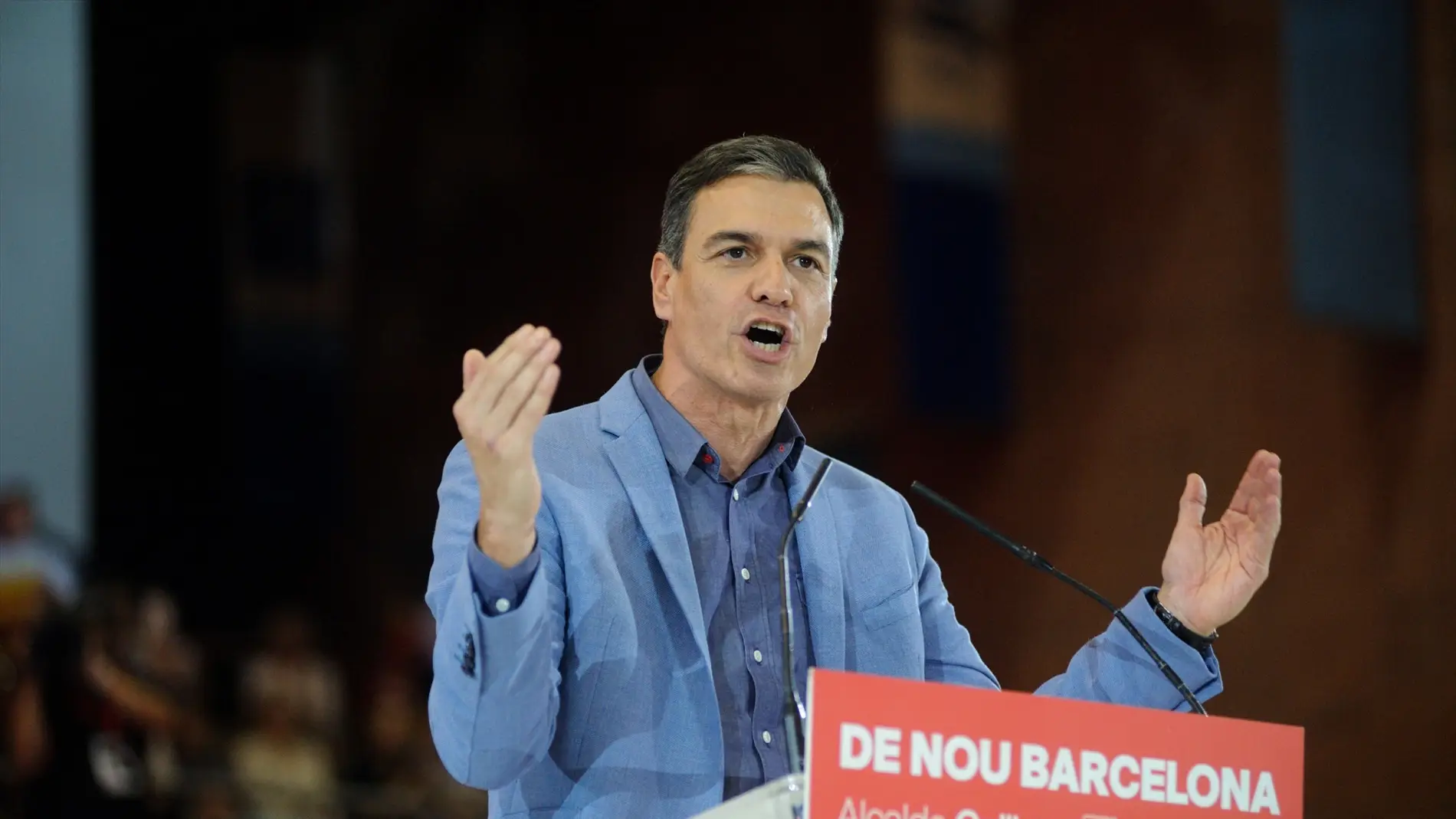 Pedro Sánchez, en un acto de campaña/ Alberto Paredes / Europa Press
