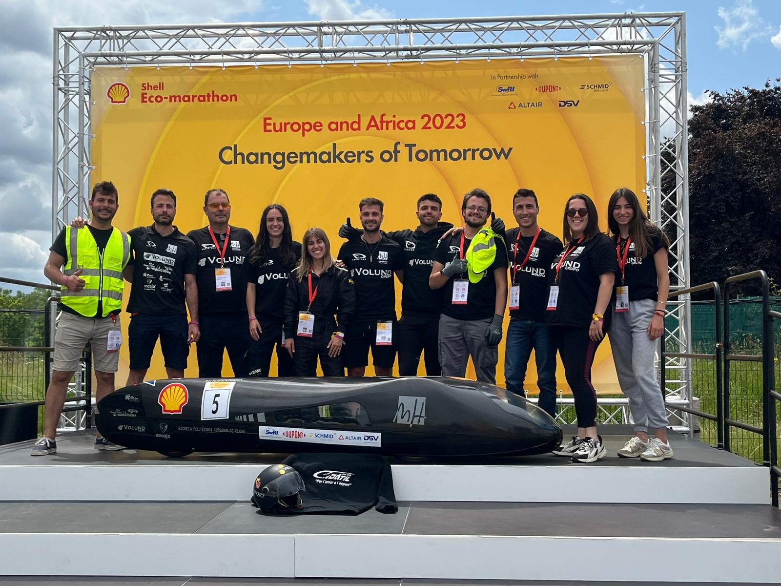 El Dátil’23 de la UMH de Elche, quinto en la ‘Shell Eco-Marathon Europe de este año El Dátil’23 de la UMH de Elche, quinto en la ‘Shell Eco-Marathon Europe de este año