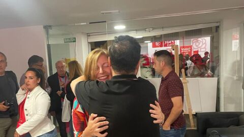 Amparo Marco, en la sede del PSPV-PSOE.