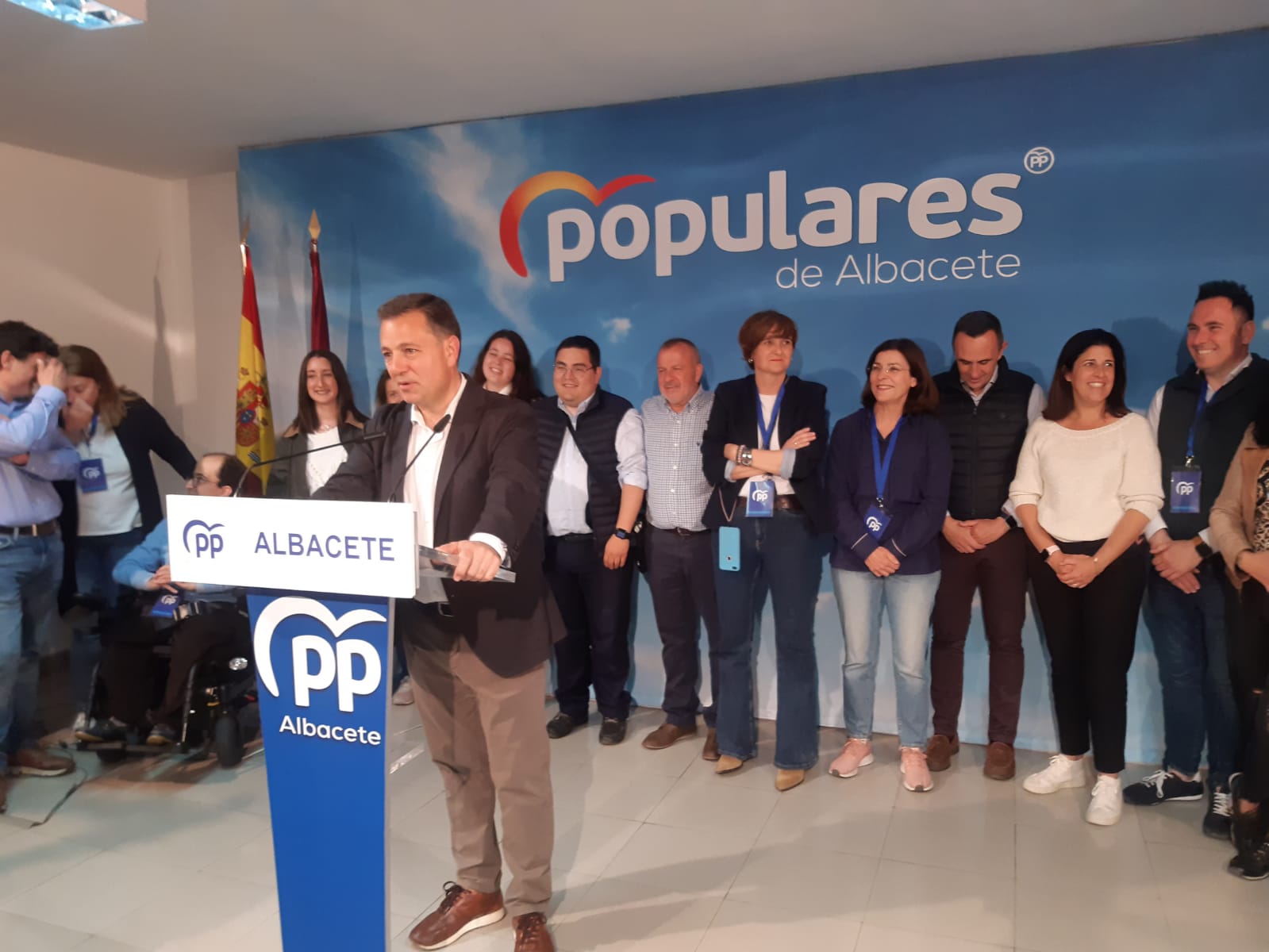 EL PP gana en Albacete y se queda a dos concejales de la mayoría con subidón de Vox y desaparición de CS EL PP gana en Albacete y se queda a dos concejales de la mayoría con subidón de Vox y desaparición de CS