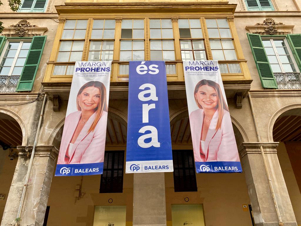 Marga Prohens empieza la ronda de reuniones para la investidura con todo el arco parlamentario Marga Prohens empieza la ronda de reuniones para la investidura con todo el arco parlamentario